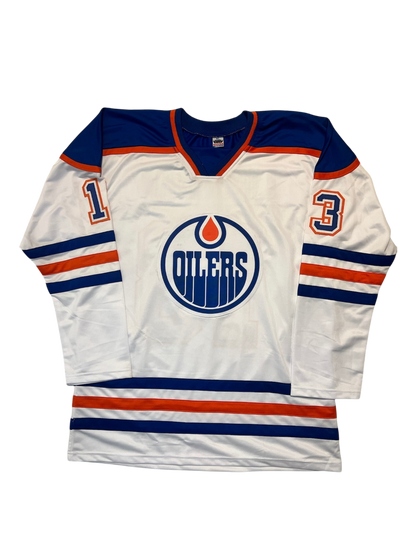 Edmonton Oilers Ken Linseman NHL signed Jersey