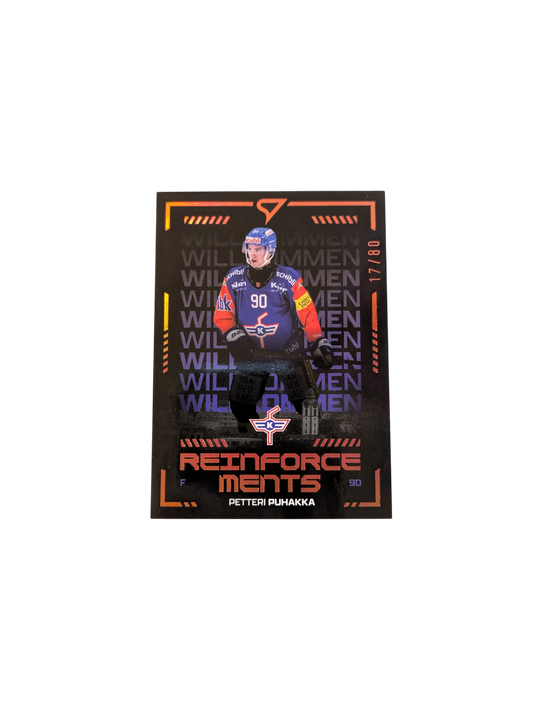 2026 SportZoo National League Reinforcements Kloten Petteri Puhakka 17/80 card