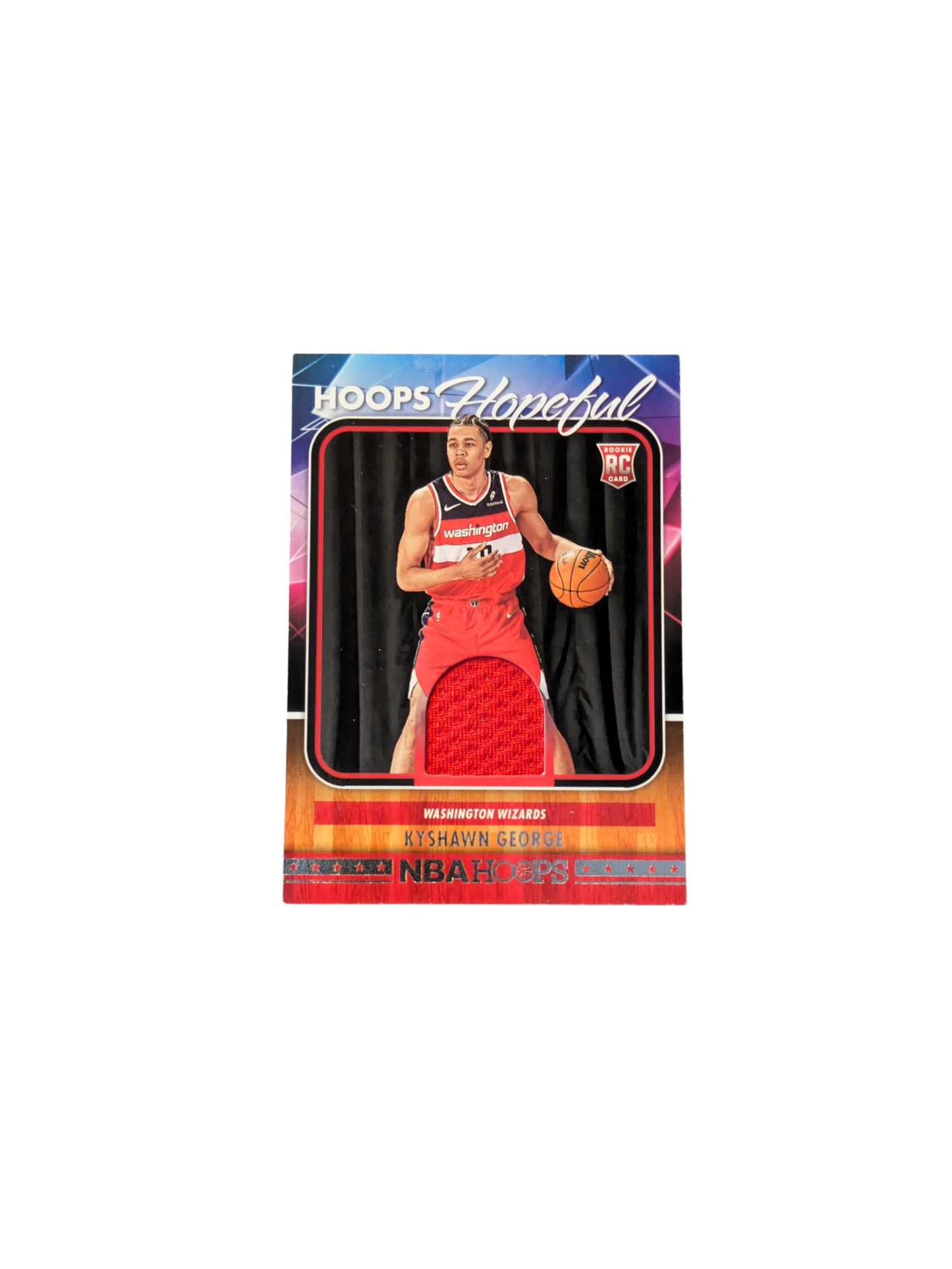 2025 Panini NBA Hoops Hopeful Washington Wizards Kyshawn George Rookie Patch Card