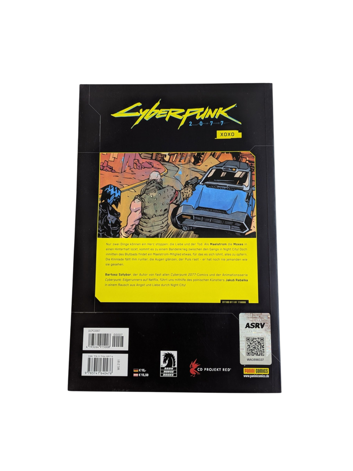 Comic Book DE Cyberpunk 2077 - XOXO signed by Kaja Chan