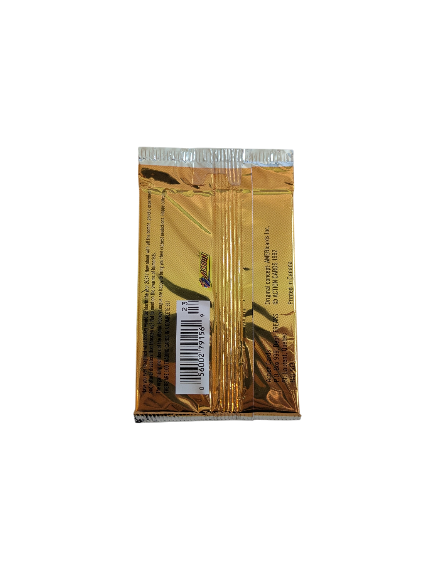 1992 Panini Action NHL Hockey Freaks Card Pack Bundle