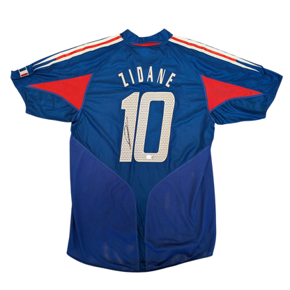 2004 France Football Legend Zinedine Zidane signed Jersey