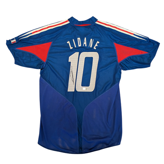 2004 France Football Legend Zinedine Zidane signed Jersey