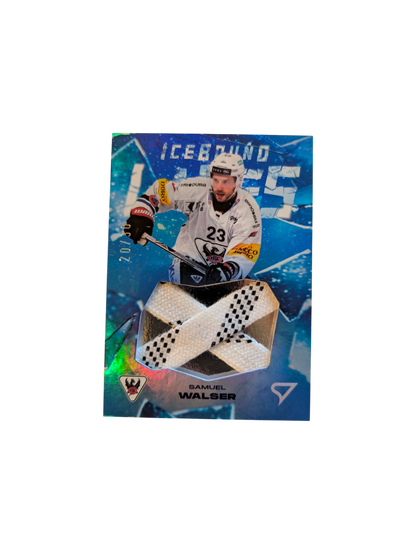 2025 SportZoo National League Series 2 EHC Kloten IceBound Laces Sami Niku /30 card
