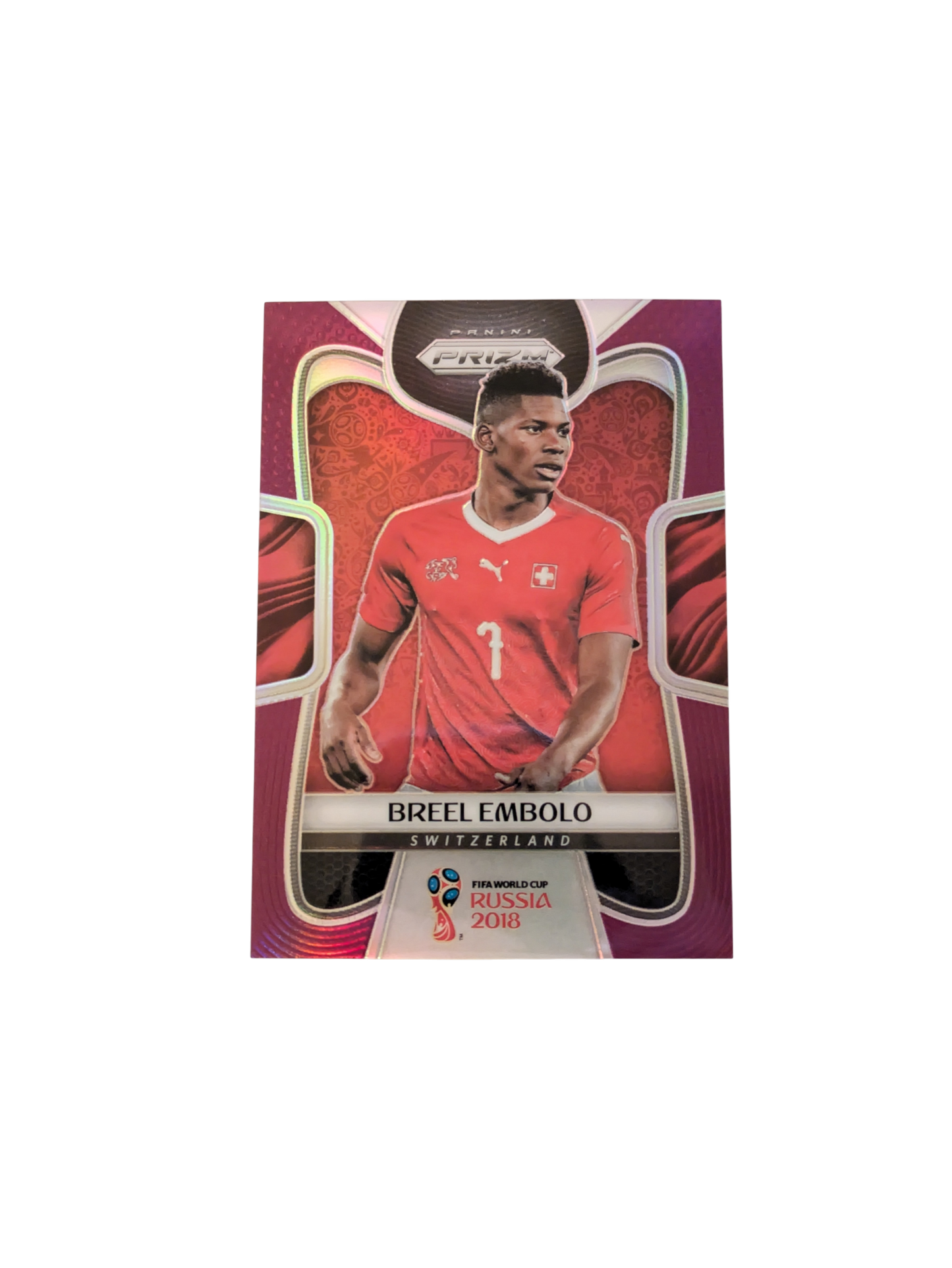 2018 Panini Prizm FIFA World Cup Russia Switzerland Breel Embolo #242 17/99 card