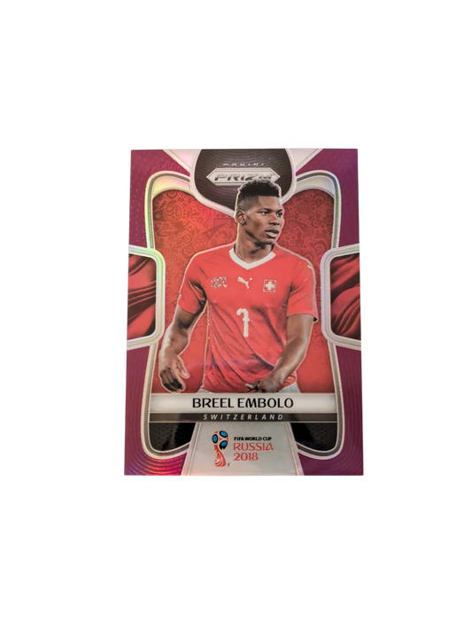 2018 Panini Prizm FIFA World Cup Russia Switzerland Breel Embolo #242 17/99 card