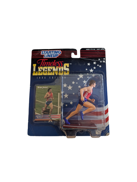 1996 Kenner Starting Lineup Timeless Legends Bruce Jenner Action Figure with card