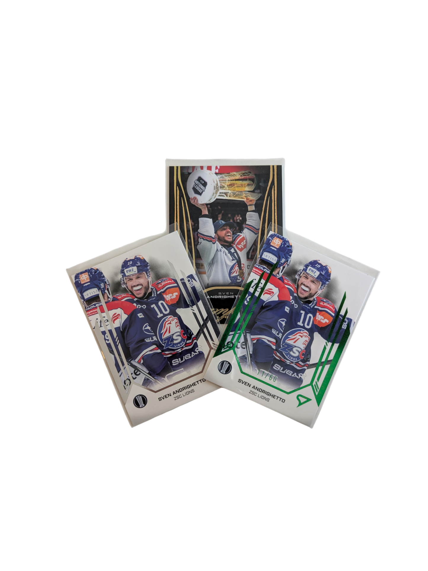 2025 SportZoo National League Playoffs Champions ZSC Lions Andrighetto Base + 15/60 Green card