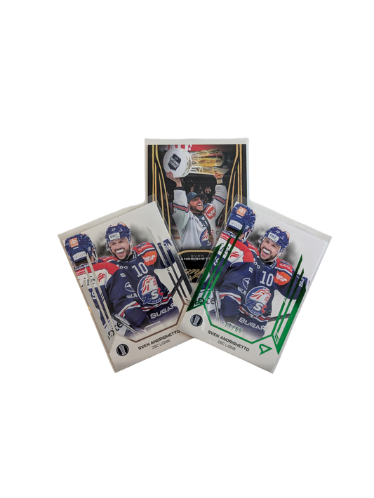 2025 SportZoo National League Playoffs Champions ZSC Lions Andrighetto Base + 15/60 Green card