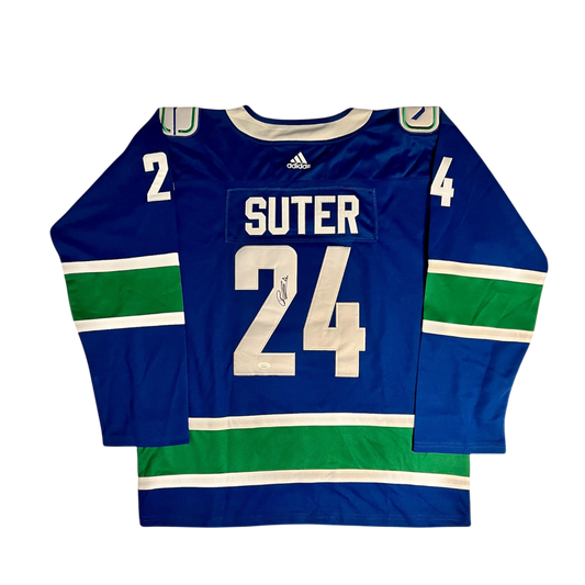 Vancouver Canucks Pius Suter NHL signed Jersey