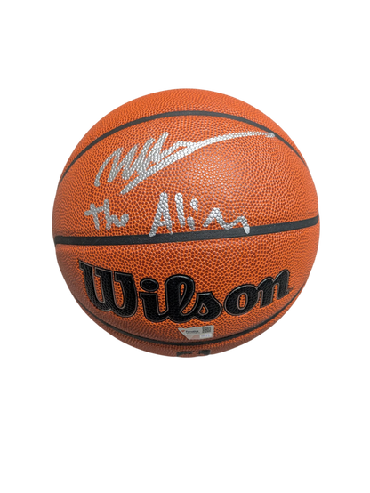 San Antonio Spurs Victor Wembanyama NBA Signed Rookie Basketball "The Alien"