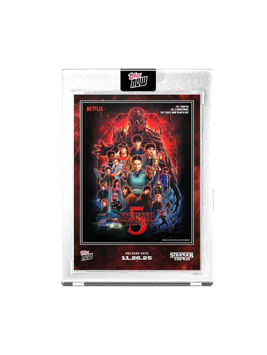 2025 Topps Now Stranger Things Season 5 STRA card