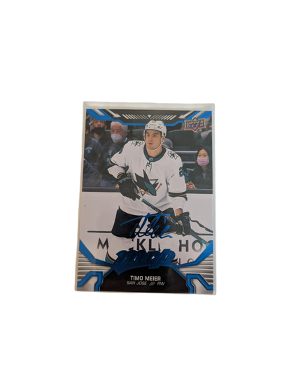 2021 Upper Deck MVP San Jose Sharks Timo Meier #108 Card