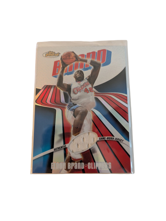 2004 Topps Finest Los Angeles Clippers Elton Brand Patch Card