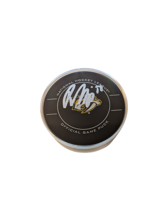 Roman Josi signed NHL Nashville Predators Puck