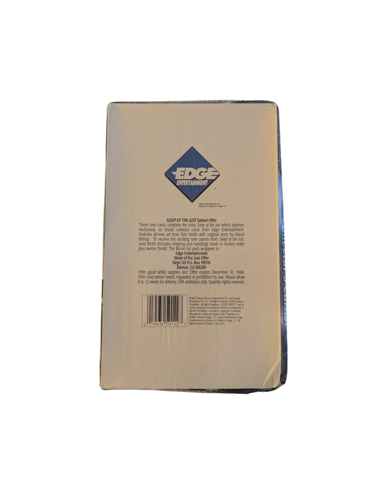 1995 Edge Entertainment Judge Dredd The Movie Collector's Cards Hobby Box