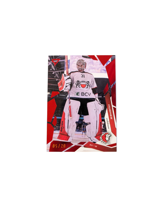 2026 SportZoo National League Lausanne Connor Hughes 05/20 Red card