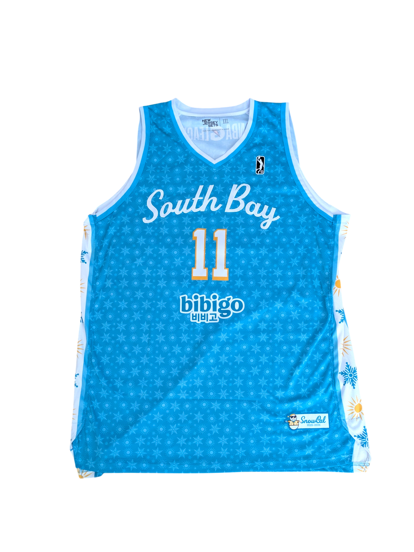 South Bay Lakers Theme Night G League Jersey signed by Drew Timme