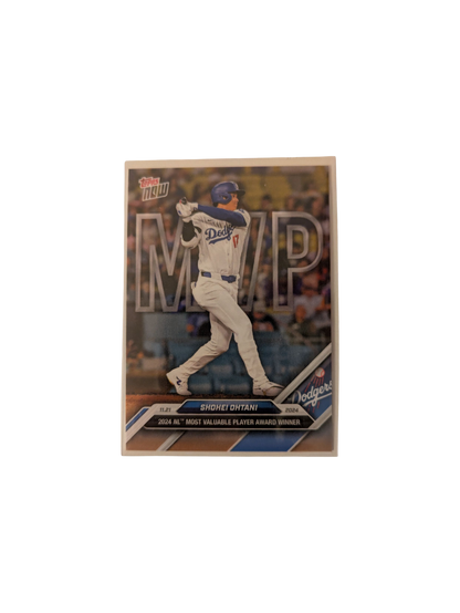 2024 Topps Now Los Angeles Dodgers Shohei Ohtani MVP Card