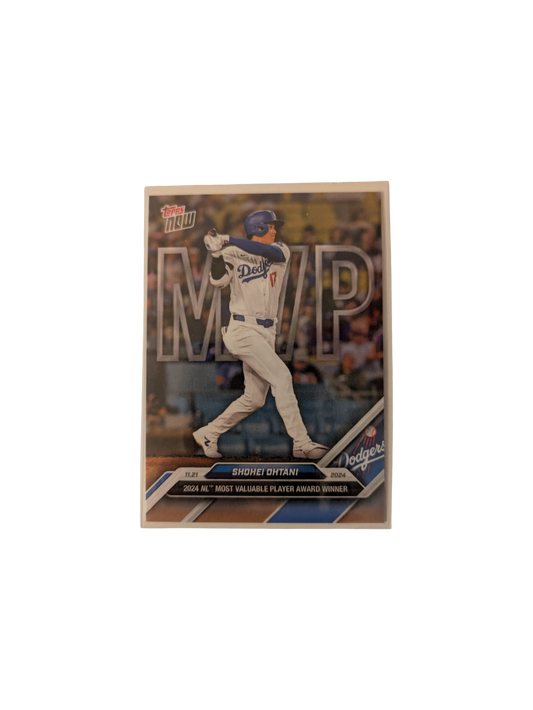 2024 Topps Now Los Angeles Dodgers Shohei Ohtani MVP Card