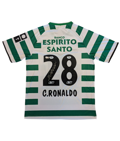 Sporting CP Football Legend Cristiano Ronaldo Rookie signed Jersey