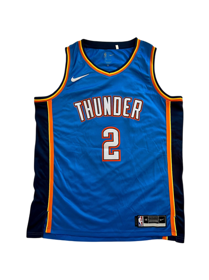 Oklahoma City Thunder MVP Shai Gilgeous-Alexander NBA signed Jersey