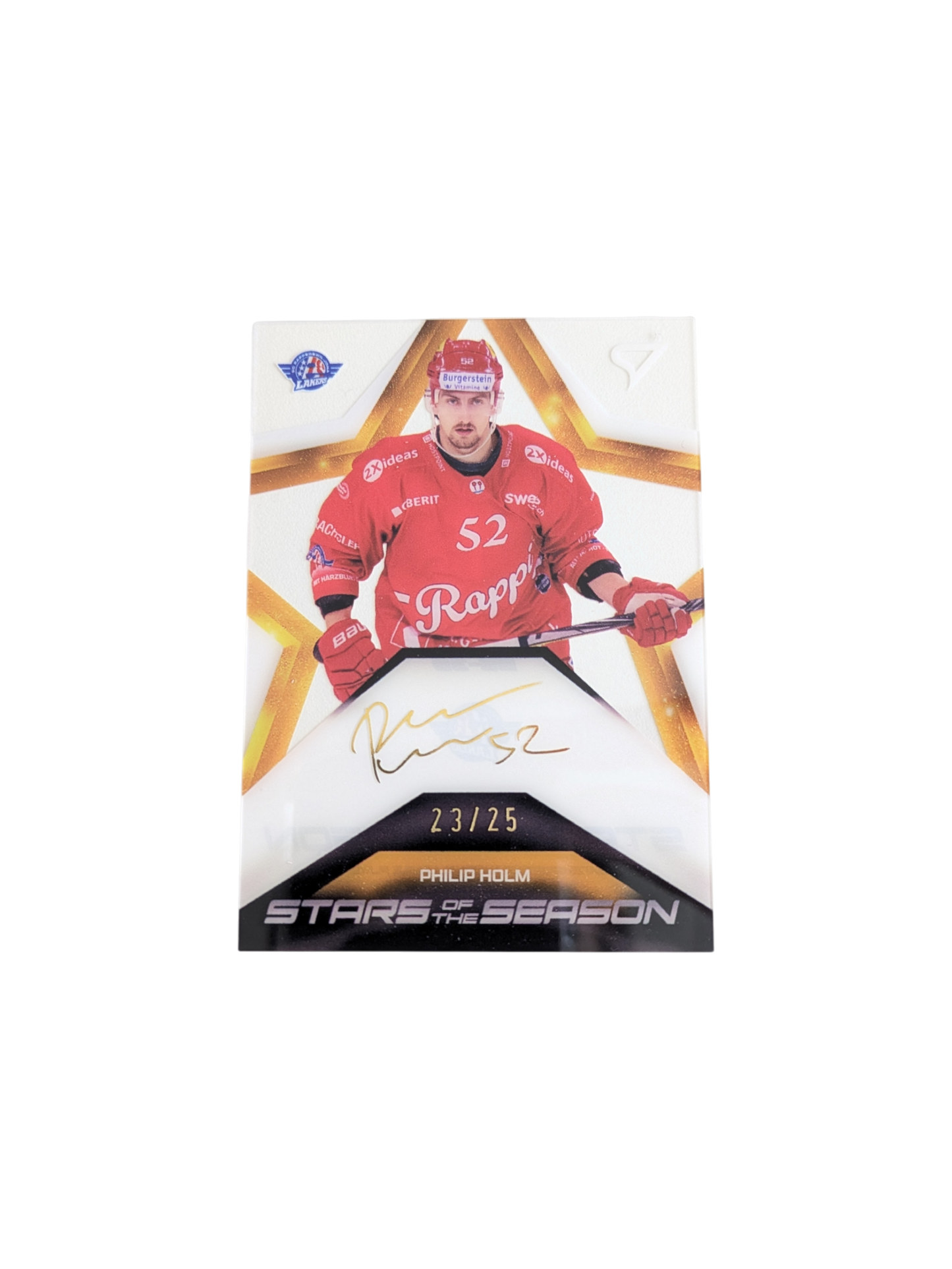 2025 SportZoo National League Rapperswil Philip Holm Auto 23/25 card
