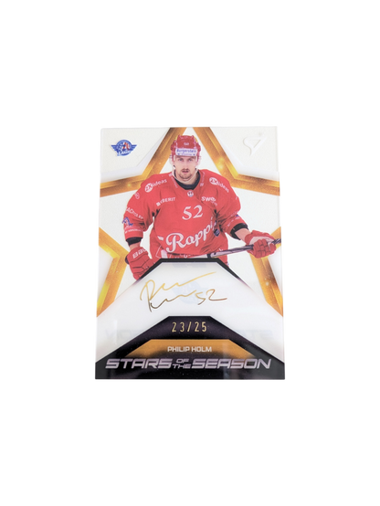 2025 SportZoo National League Rapperswil Philip Holm Auto 23/25 card