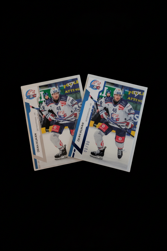 2025 SportZoo National League ZSC Lions Dean Kukan Base + 09/30 Blue card