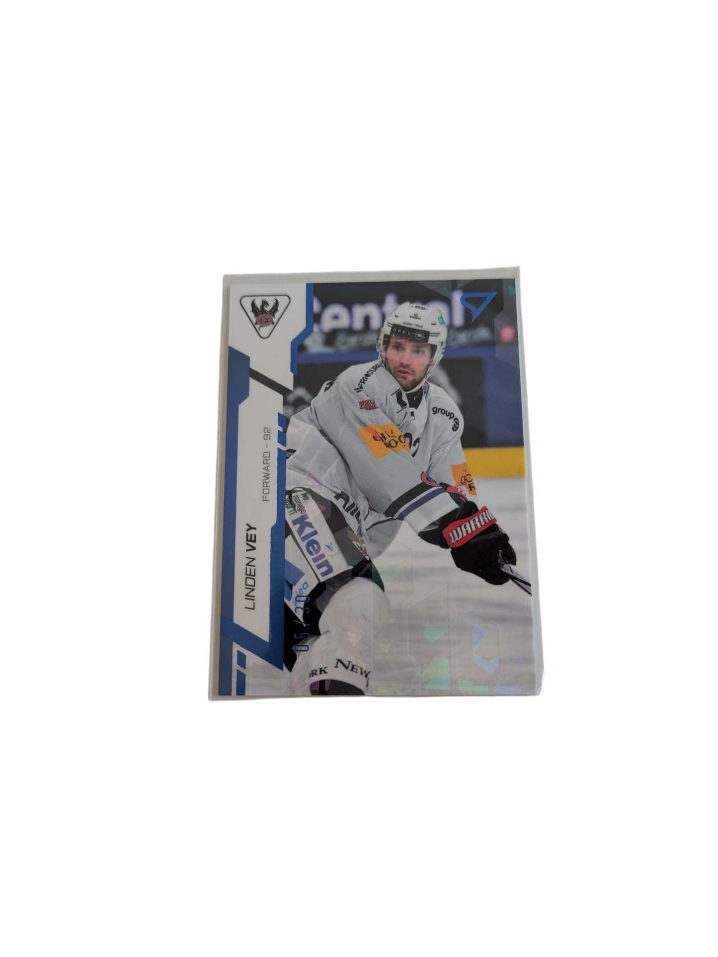 2025 SportZoo National League HC Fribourg-Gottéron Linden Vey 05/30 Blue card