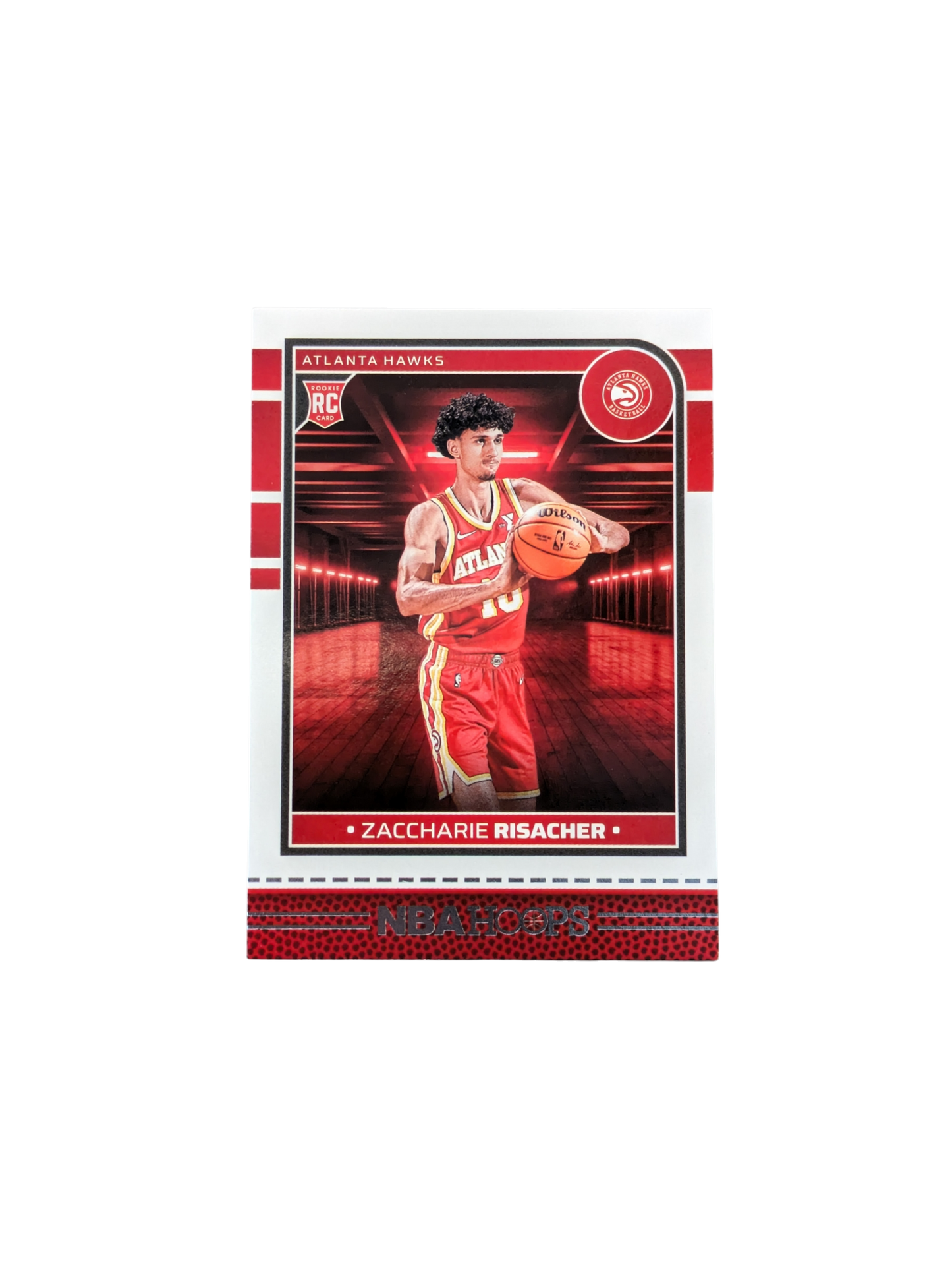 2024 Panini NBA Hoops Atlanta Hawks Zaccharie Risacher #231 Rookie card