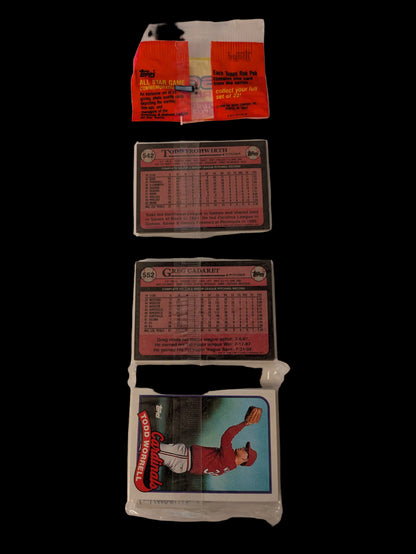 1990 Topps MLB Baseball Picture Cards Value Pack