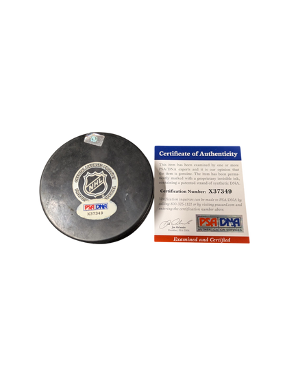 San Jose Sharks Mirco Mueller signed NHL Puck