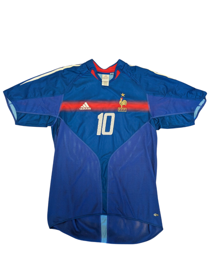 2004 France Football Legend Zinedine Zidane signed Jersey