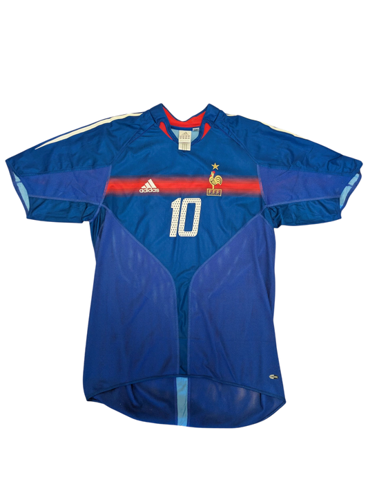 2004 France Football Legend Zinedine Zidane signed Jersey