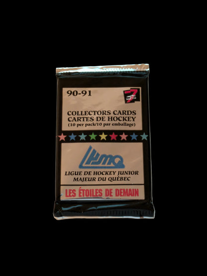 1990 7th Inning Ice Hockey Québec Collector's Cards Pack