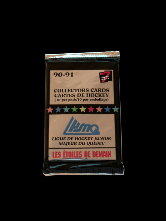1990 7th Inning Ice Hockey Québec Collector's Cards Pack