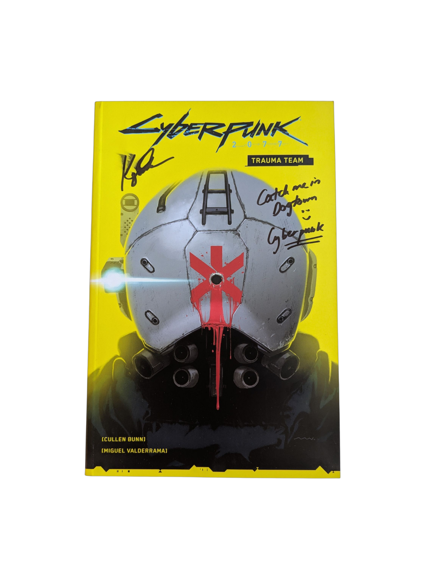 Comic Book DE Cyberpunk 2077 - Trauma Team signed by Kaja Chan