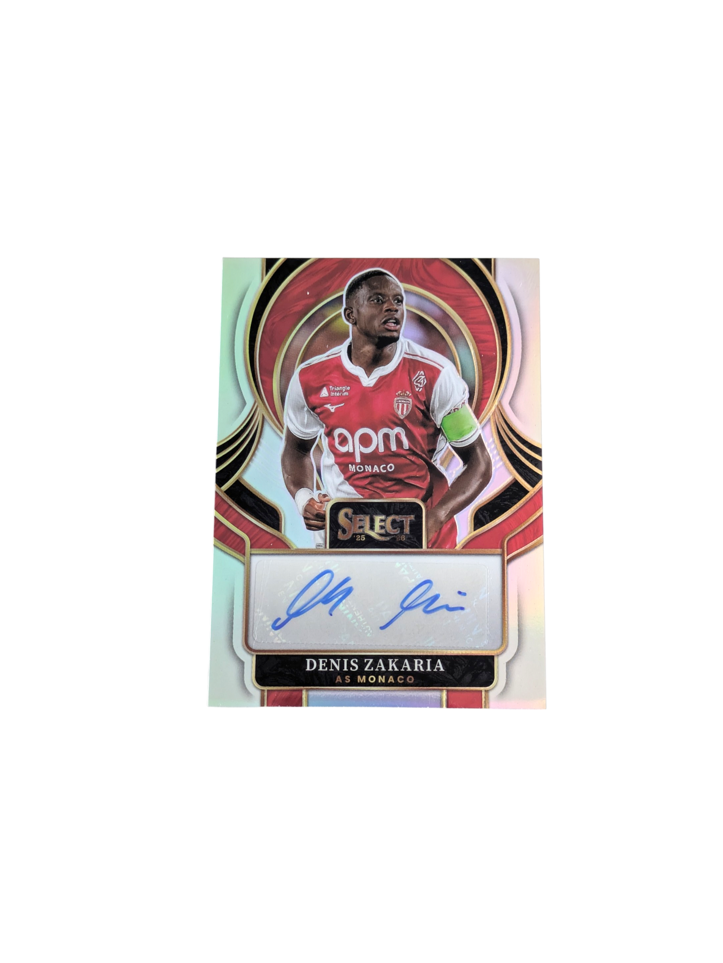 2026 Panini Select Ligue 1 Stade AS Monaco Denis Zakaria Auto card