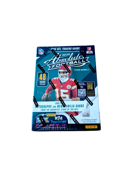 2025 Panini Absolute Football NFL Blaster Box