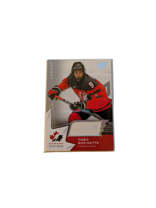 2020 Upper Deck Team Canada Juniors Theo Rochette Double Patch card Bundle