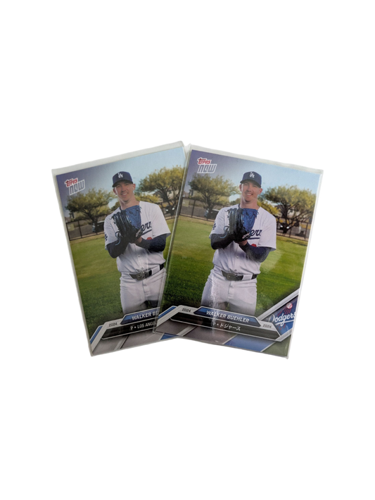 2024 Topps Now Los Angeles Dodgers Walker Buehler EN/JP Card