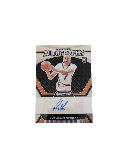 2024 Panini Prizm Draft Picks Autographs Miami Hurricanes Kyshawn George Rookie Auto Card