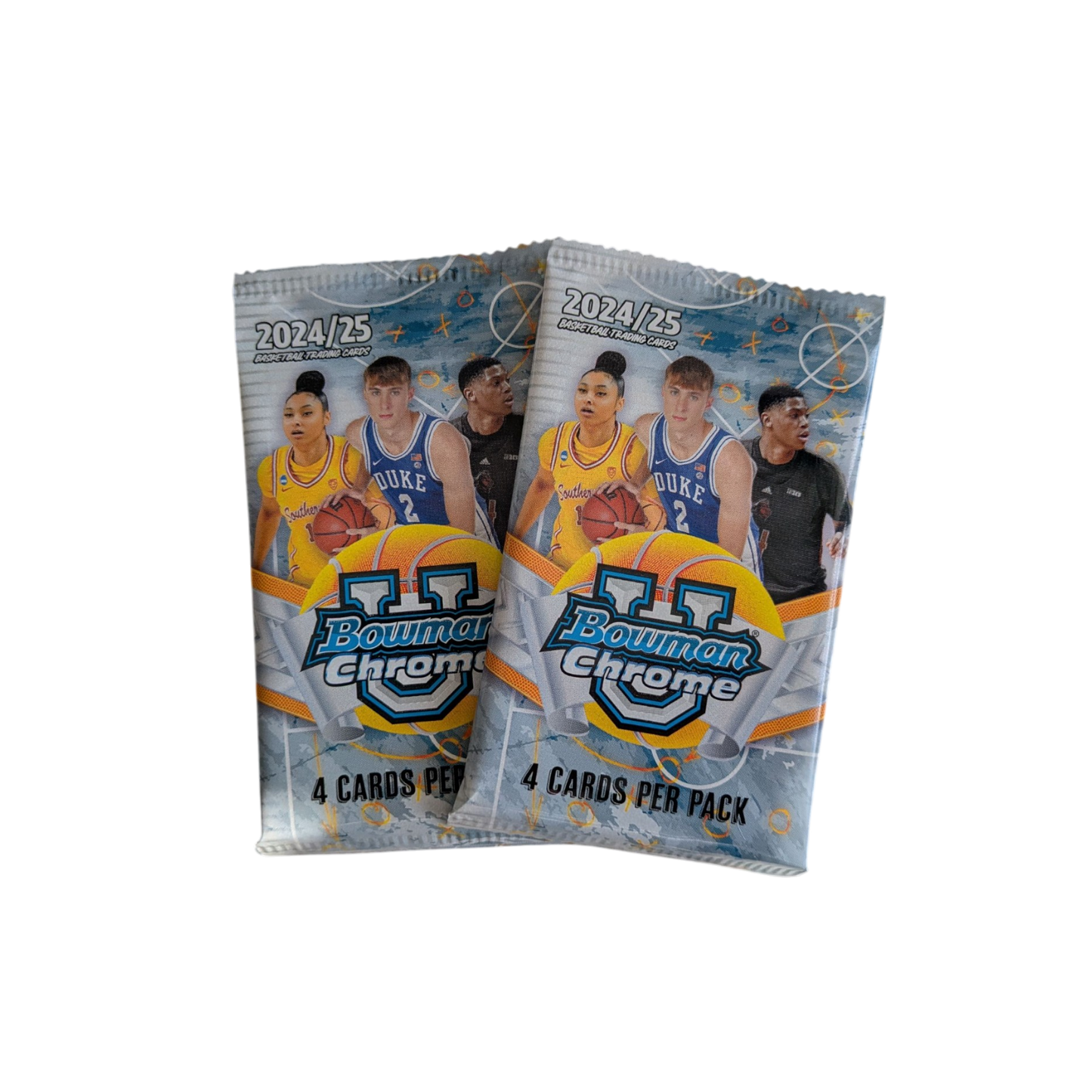 2024 Topps Bowman U Chrome Basketball Blaster 2 x Pack Bundle