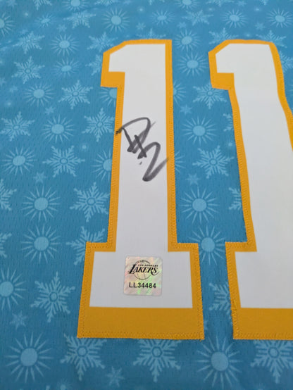 South Bay Lakers Theme Night G League Jersey signed by Drew Timme