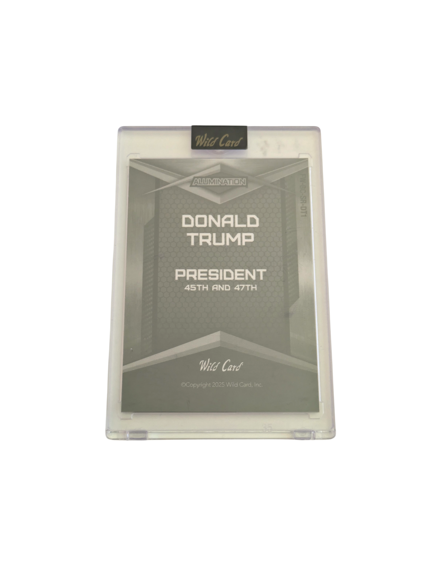 2025 Wild Card Alumination Comix President Donald Trump 3/25 card