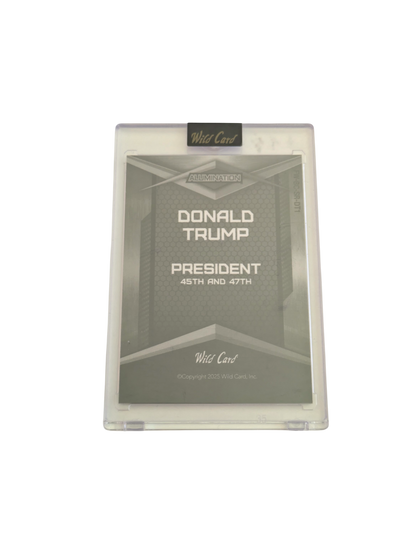 2025 Wild Card Alumination Comix President Donald Trump 3/25 card
