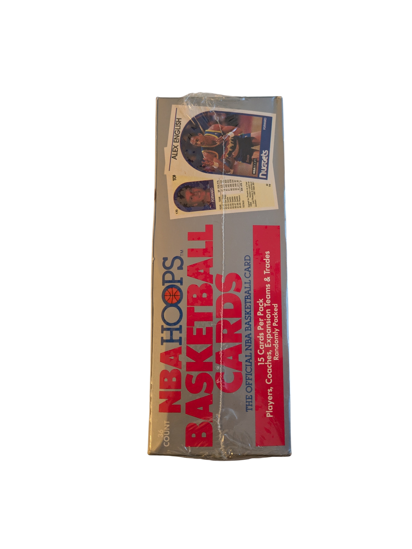 1989 NBA Hoops Basketball Cards Magic Johnson Cover Hobby Box