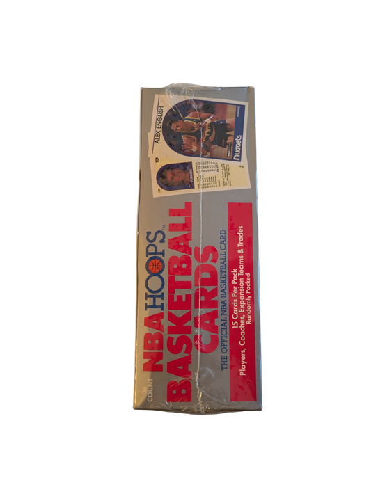 1989 NBA Hoops Basketball Cards Magic Johnson Cover Hobby Box