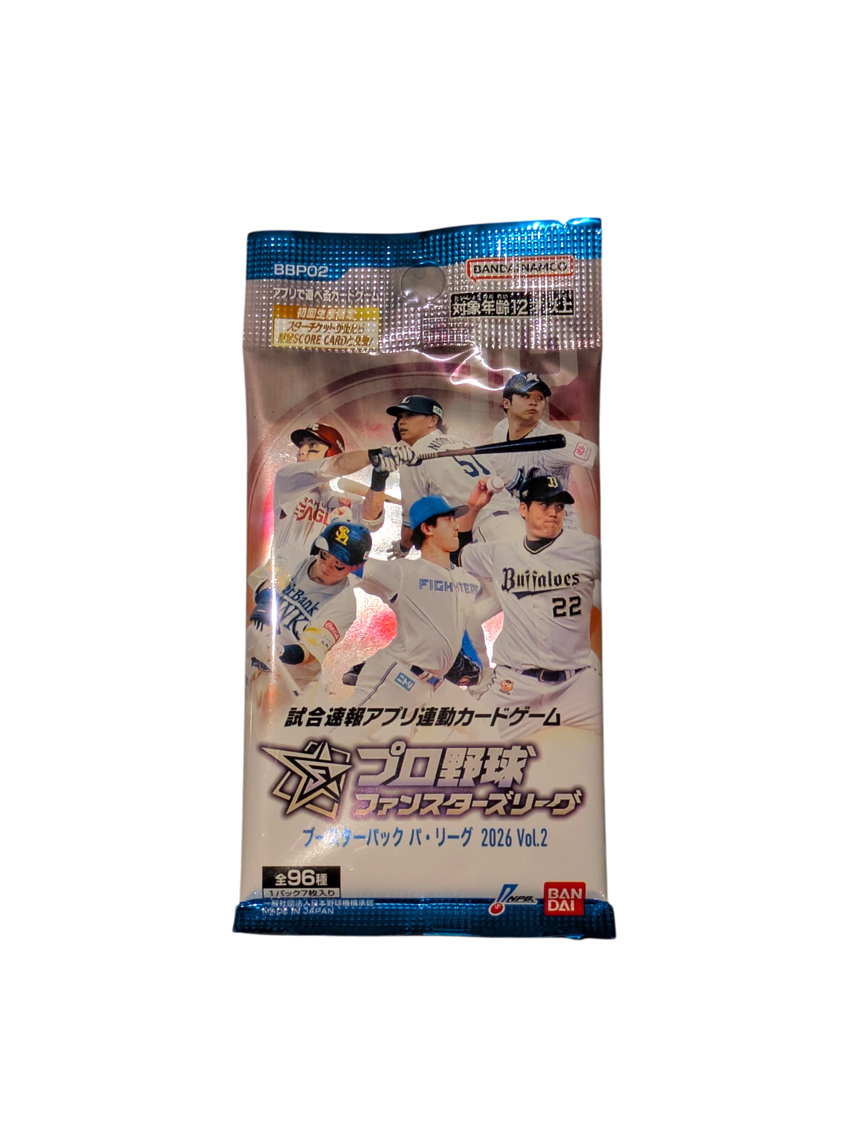 2026 Bandai NPB Japan Pro Baseball Fan Stars League Pacific Vol 2 Booster Pack